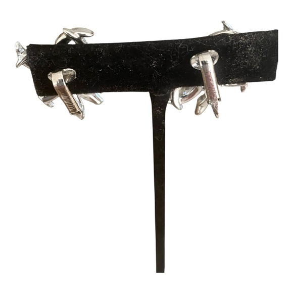 Sarah Coventry Vintage Set, Brooch & Earrings, "Evening Star", 1966, Starburst. - Picture 7 of 8